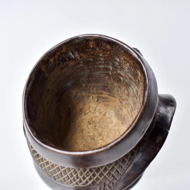 Brown Early 20th Century Kuba Figural Cup For Sale - Image 8 of 12