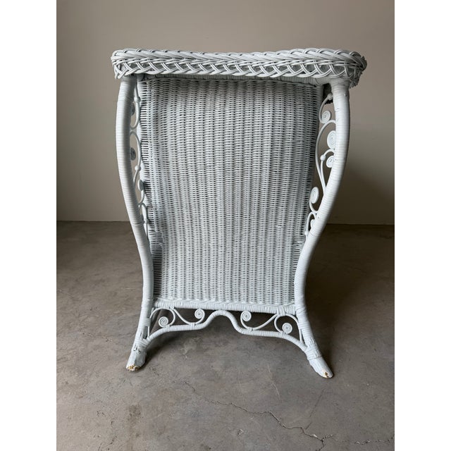 Vintage Palm Beach Woven Wicker Chest of Drawers For Sale In Miami - Image 6 of 12