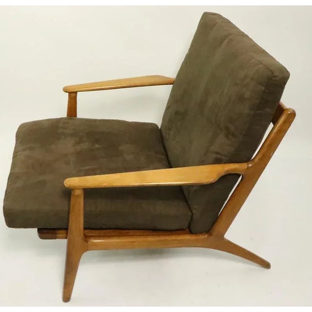 Wood Danish Modern Lounge Chair by Kofod Larsen for Selig For Sale - Image 7 of 10