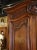 18th Century French Louis XV Carved Walnut Armoire Lyonnaise With Floral Motifs For Sale - Image 4 of 12