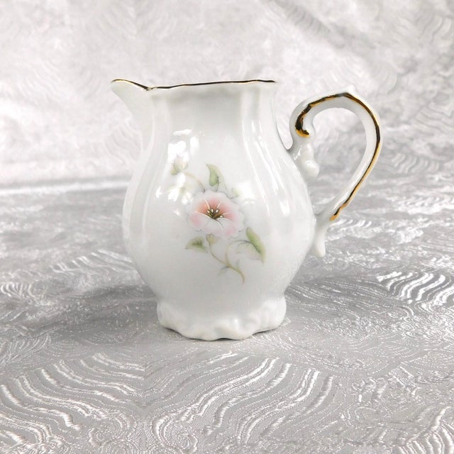 Contemporary 1950s Winrose Collection Floral Coffee Pot and Creamer For Sale - Image 3 of 17