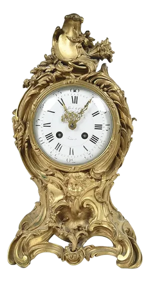 Louis XV Bronze Clock