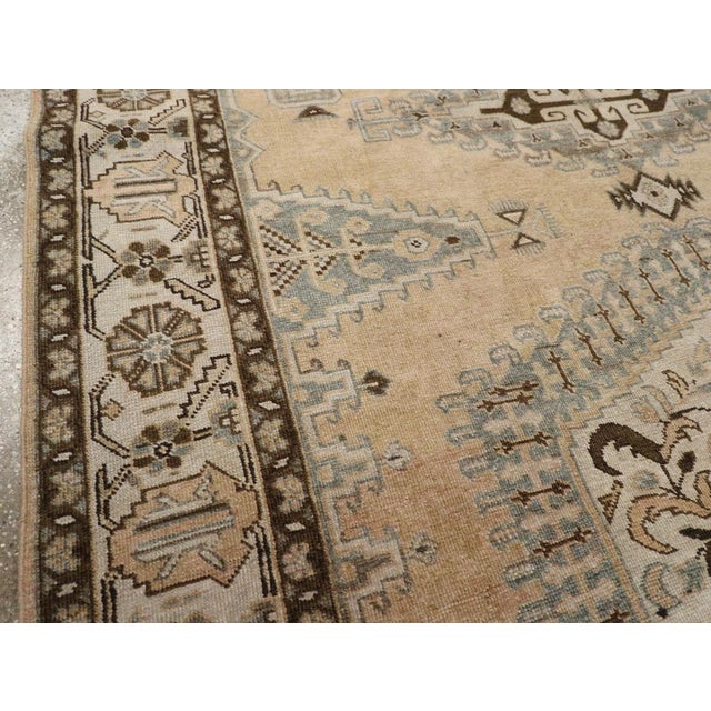 Tribal Mid-20th Century Persian Veece Accent Carpet For Sale - Image 3 of 8