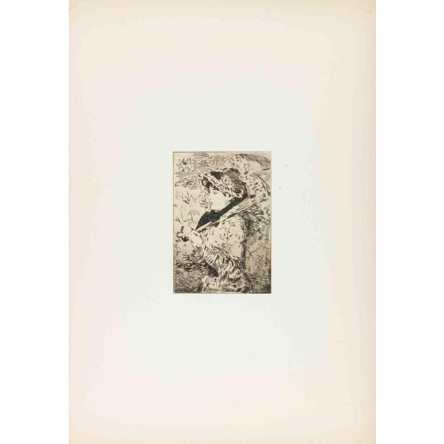 Hollywood Regency Edouard Manet, Jeanne (Spring), 1882, Etching For Sale - Image 3 of 4