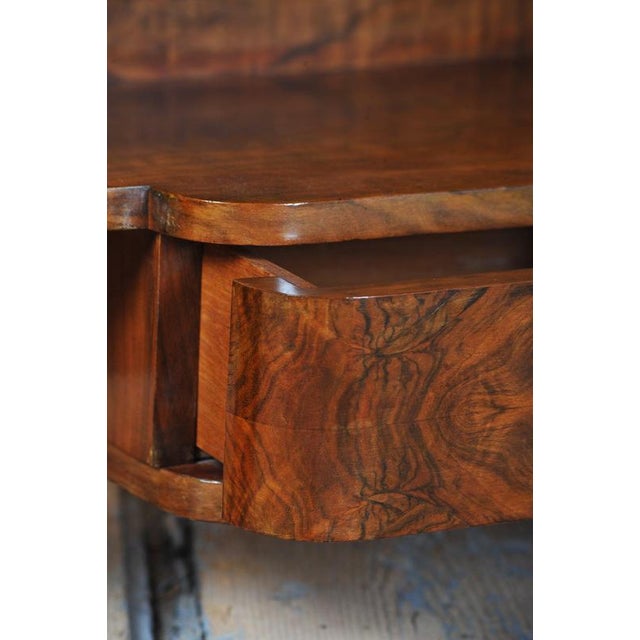 Art Deco Dressing Table in Walnut Veneer, Czech, 1930s For Sale - Image 17 of 18