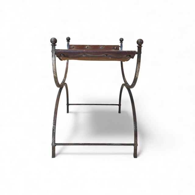 The stool’s clean lines and architectural silhouette reflect the modernist spirit of early 20th-century France, while the...