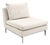 Ligne Roset White Suede Lounge Chair Chrome Modern Designer Accent Chair For Sale