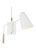 The Simon one light wall sconce in Matte White provides abundant light for your bath vanity, while adding a layer of...