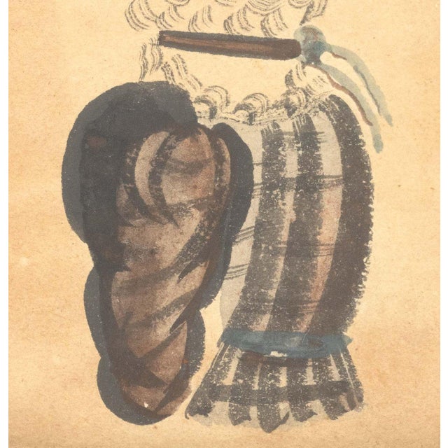 19th Century Puffy Sleeve Artist, Etc. Silhouettes, 19th Century, 2 For Sale - Image 5 of 10