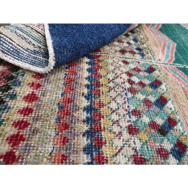 Galerie Shabab Collection Mid-20th Century Turkish Anatolian Square Rug For Sale In New York - Image 6 of 6
