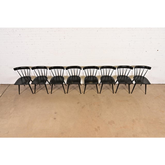Paul McCobb Planner Group Mid-Century Modern Spindle Back Dining Chairs, Set of Eight For Sale In South Bend - Image 6 of 13