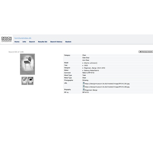 Børge Mogensen Armchair For Sale - Image 9 of 9