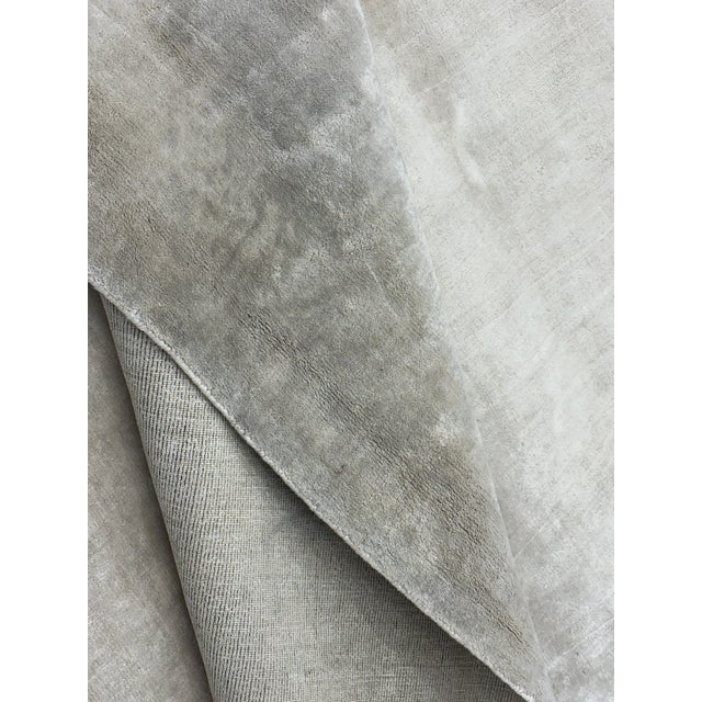 Rh Malta Linen Rug – 10' × 14' 100% Linen | Hand-Loomed Luxury Construction | Rare Rh Collection For Sale - Image 10 of 18