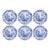 1930s Spode Italian Divided Luncheon Plates - Set of 6 For Sale