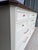 1970s Off White / Cream 10 Drawer Bassett Dresser With Champagne Gold Hardware. For Sale In Houston - Image 6 of 14