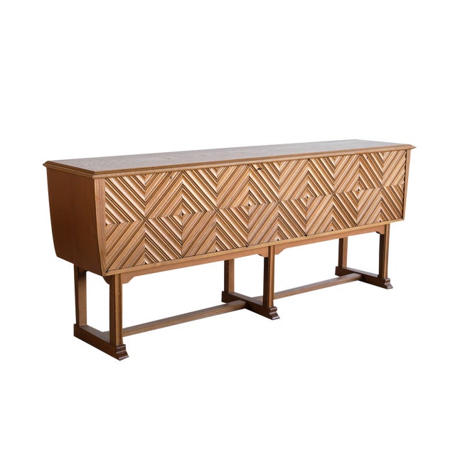 Oak Sideboard by Ludvig Sturm for Inrednings-Kompaniet Malmö, 1948 For Sale