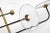 Calvino Large Arched Chandelier in Aged Iron and Hand-Rubbed Antique Brass with Clear Glass Designer: Ian K. Fowler...