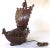 Vintage Mid Century Cast Iron Pirate Ship Table Lamp For Sale In West Palm - Image 6 of 12
