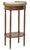 French Louis XVI Style Marble Top Mahogany Side Table With Brass Gallery, C. 1920s For Sale - Image 4 of 4