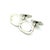 1990s Pair of Georg Jensen Estate Mens Cufflinks Sterling Silver For Sale - Image 4 of 7