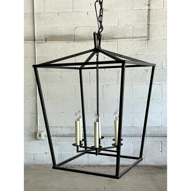 Command attention and define your space with this monumental contemporary lantern. A stunning example of modern...