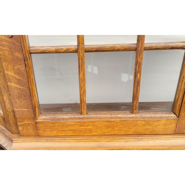 Vintage Dutch Display Cabinet in Walnut, 1950s For Sale - Image 12 of 18
