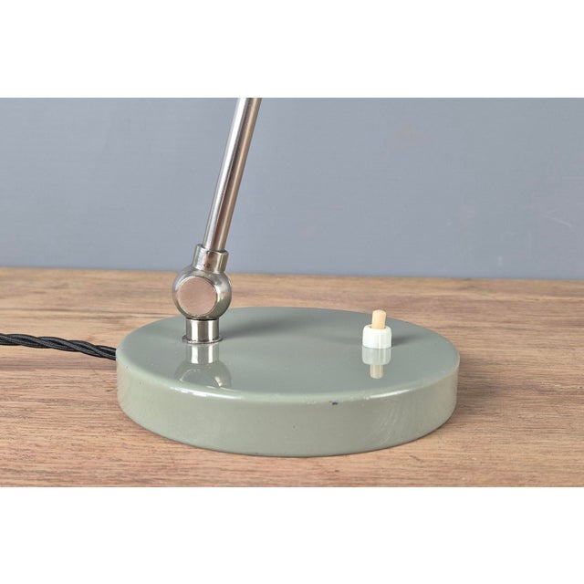 Swiss Bauhaus Modernist Table or Wall Lamp by Christian Dell for Le Phare Lausanne, 1930s For Sale - Image 18 of 18