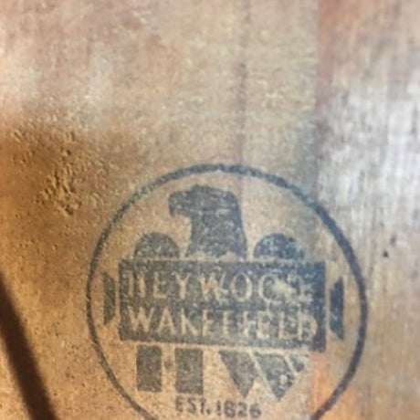 1950s Heywood-Wakefield Drop Leaf Dining Table, Refinished in Coastal Aqua For Sale - Image 10 of 10