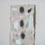 Contemporary Abstract Fiber Base Mixed Media Painting With Geometric Forms in Soft Pink, Mint, and Black by Casey R Klein For Sale - Image 4 of 17