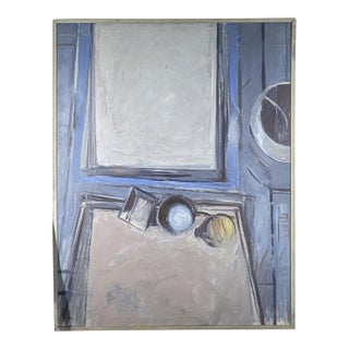 Monumental 1967 Paul Havas Original Oil – "Artist Studio Interior" For Sale