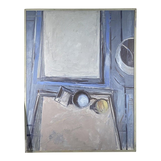 Monumental 1967 Paul Havas Original Oil – "Artist Studio Interior" For Sale