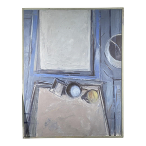 Monumental 1967 Paul Havas Original Oil – "Artist Studio Interior"