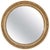 English 19th C. English Carved Giltwood Round Mirror For Sale - Image 3 of 3