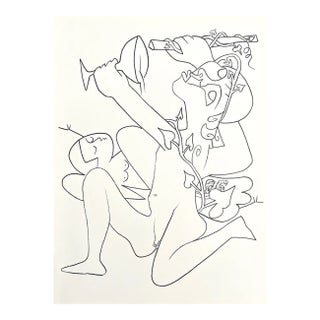 Francoise Gilot Lithograph Magical Rod 1975 For Sale