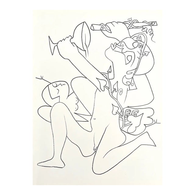 Francoise Gilot Lithograph Magical Rod 1975 For Sale