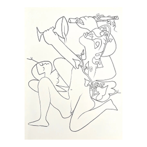 Francoise Gilot Lithograph Magical Rod 1975
