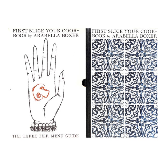 "First Slice Your Cook-Book the Three Tier Menu Guide" 1965 Boxer, Arabella For Sale