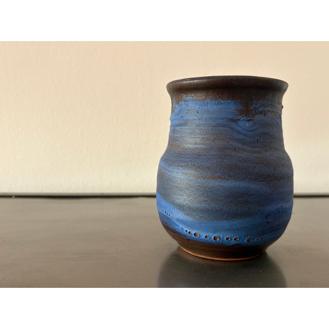 Mid-Century Modern French Vase from Poterie Ludovic Studiokeramik, 1970s For Sale - Image 3 of 16