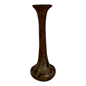 Monumental French Schneider Art Glass Vase