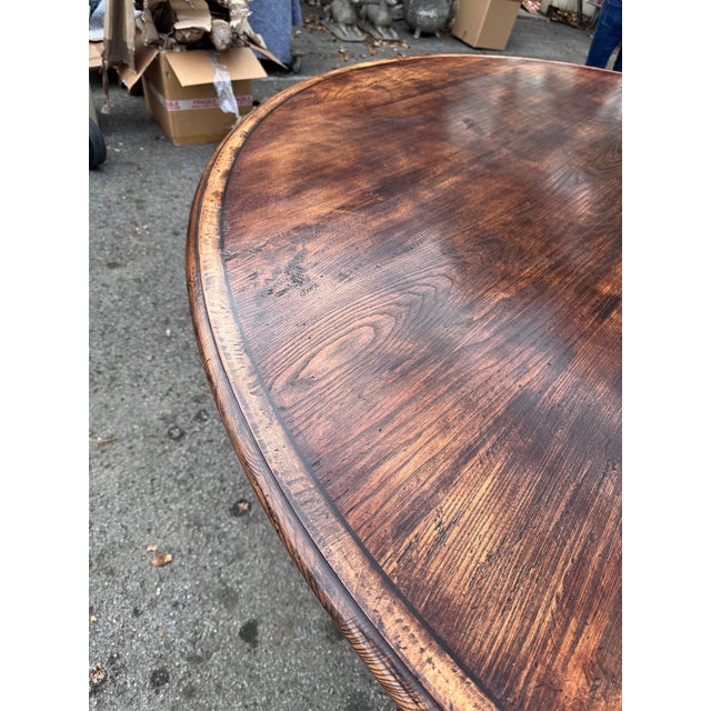 2020s English Round 72" Dining Table For Sale - Image 5 of 10