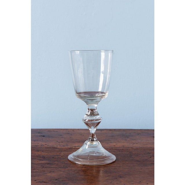 French Bourguignon Wine Glass, 1700s For Sale - Image 8 of 8