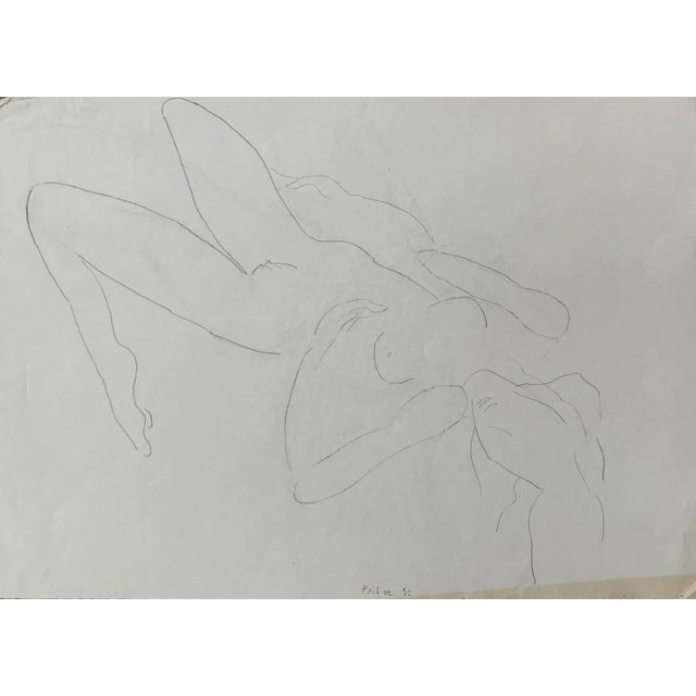 Antoni Janusz Pastwa, Composition, Pencil Drawing, 1992 For Sale - Image 6 of 6