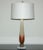 Mid-Century Modern Vintage Murano Glass Lamps Cranberry & Cream For Sale - Image 3 of 9