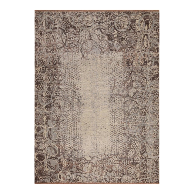 Nazmiyal Collection Modern Transitional Rug For Sale