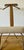 American 1967 Vintage Oak Valet Chair – Original Setwell Co. Mid Century Butler W/ Chrome Base For Sale - Image 3 of 8