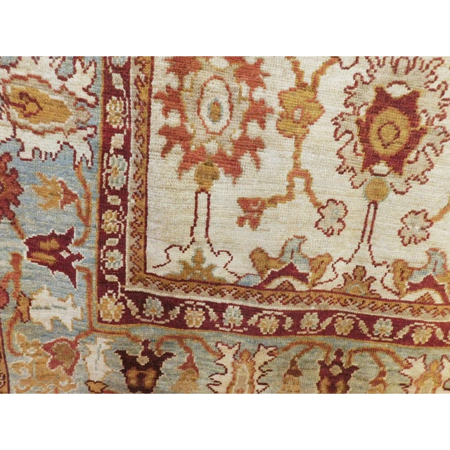 Vintage Handmade Persian Sultanabad Style Mahal Rug. 5'x 7'9" For Sale In Los Angeles - Image 6 of 13