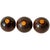 Brown Collection of Three Large Scottish Thomas Taylor Lignum Vitae Lawn Balls For Sale - Image 8 of 9