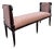 Antique French Window Bench in Designer Velvet Fabric For Sale