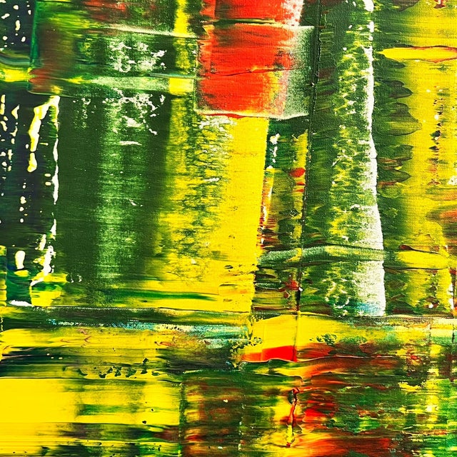 2020s Autumn Expression Abstract Acrylic Painting by Shabs Beigh For Sale - Image 5 of 9