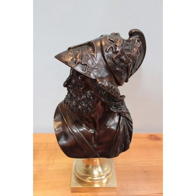 Bust of Pericles, 1920s, Bronze For Sale - Image 13 of 13